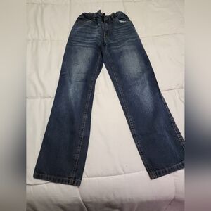 Adjustable Waist Blue Jeans